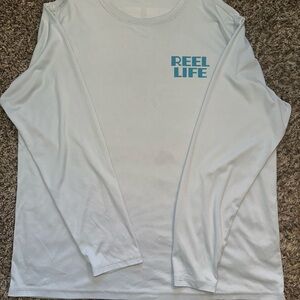 Reel Life White Long Sleeve Shirt